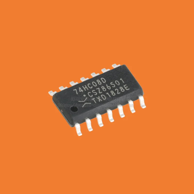 20pcs/original genuine 74HC08D, 653 SOIC-14 four-way 2-input AND gate surface mount logic chip