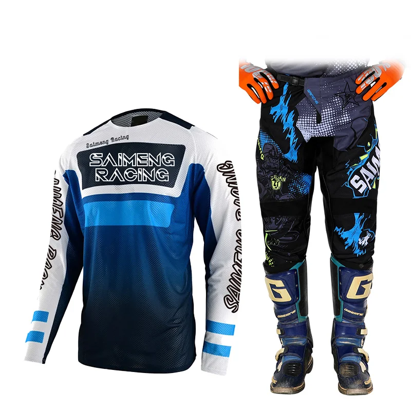 Motocross Jersey Pant Kits Mens Kits Women's MX ATV Enduro Dirt Bike Combo racing suit Enduro mountain Downhill Trail