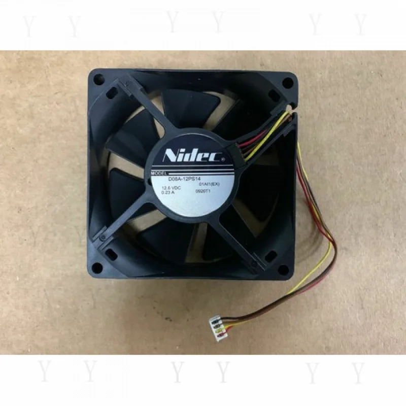 

Y+ for NIDEC D08A-12PS14 12.6V 0.23A 4pin Ball Bearing Case Cooling Fan