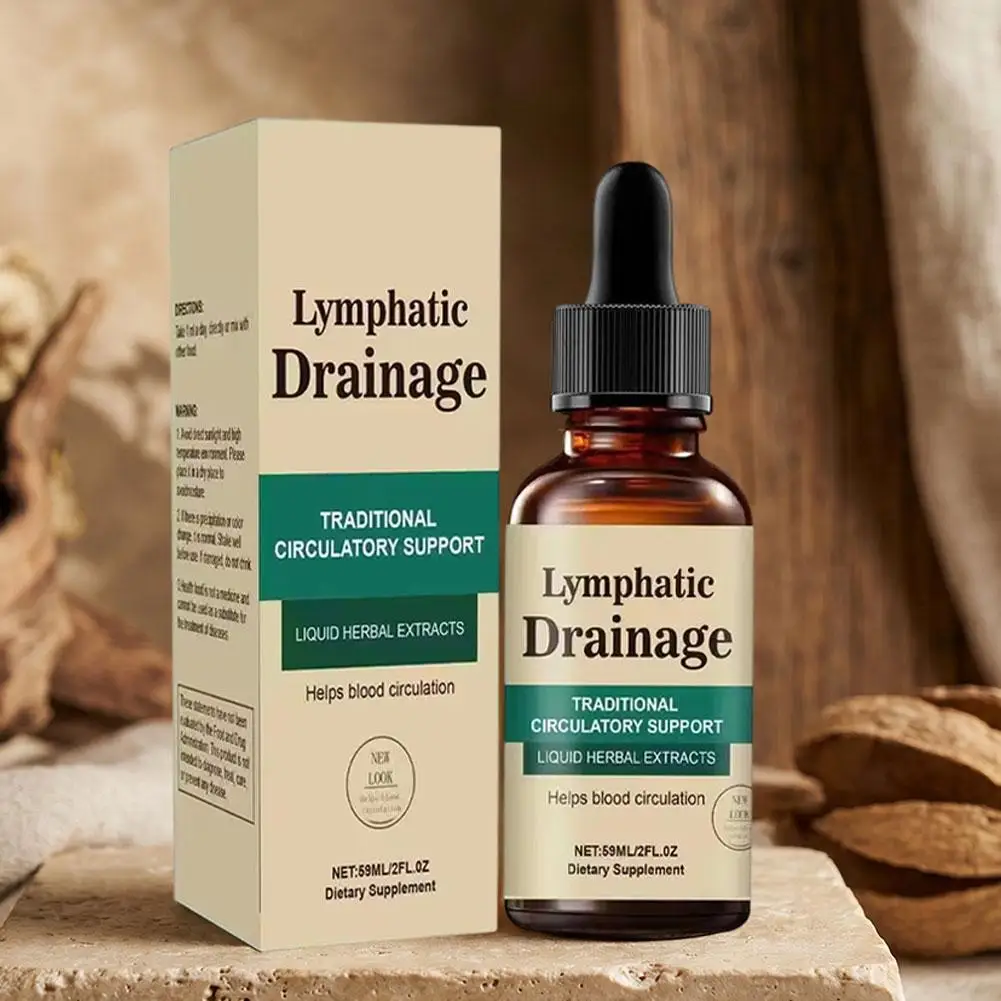Organische Lymphdrainage-Tropfen Natürliche Kräuterformel Einfach Anzuwenden Reduziert Schwellungen Entgiftend Sanft Ganzkörper Tägliche Anwendung Tropfen – Detail 5