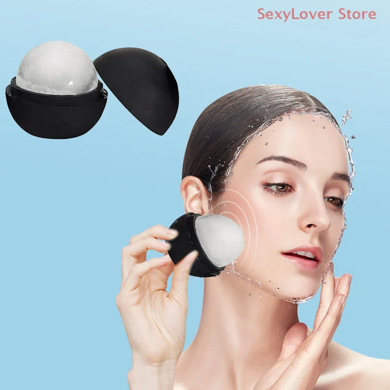 1pcs Facial Cosmesis Ice Compress Mould DIY Silicone Ice Ball Roller Maker Beauty Skin Care Relieve Swelling Ice Cube Mold