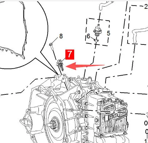 ATMMG для SAIC MG5 MG6 RX5 MG7 GT 1,5 T DCT280 датчик температуры сцепления датчик температуры коробки передач 11077335 10505821