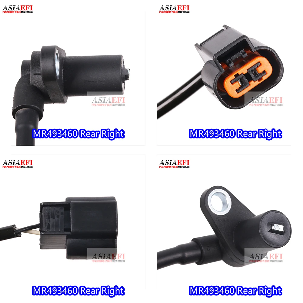 Di alta qualità OEM MR493459 MR493460 Posteriore Sinistra Destra ABS Sensore di Velocità della Ruota Per Mitsubishi Outlander Airtrek 2.4L 2003-2006 LS XLS