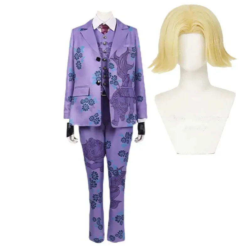 Jeu de rôle d'Halloween Tokyo Revengers Cos Kokonoi Hajime Inui Seishu Costume pour hommes lf[5