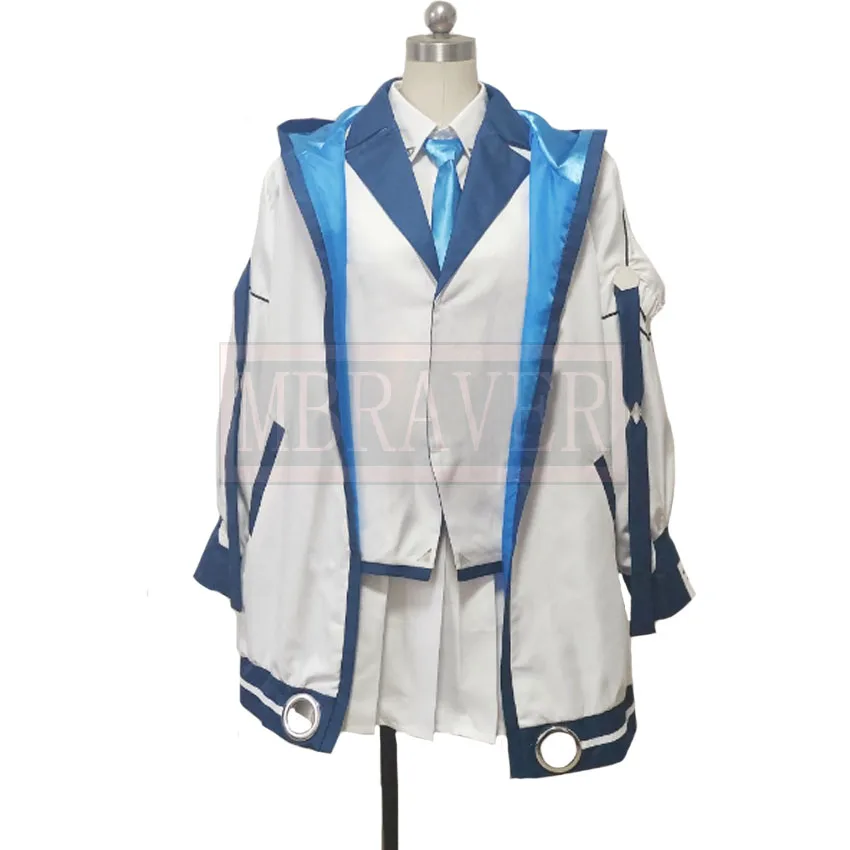 Blu Archivio Ushio Noa Costume uniforme cosplay Festa di Natale di Halloween su misura di qualsiasi dimensione