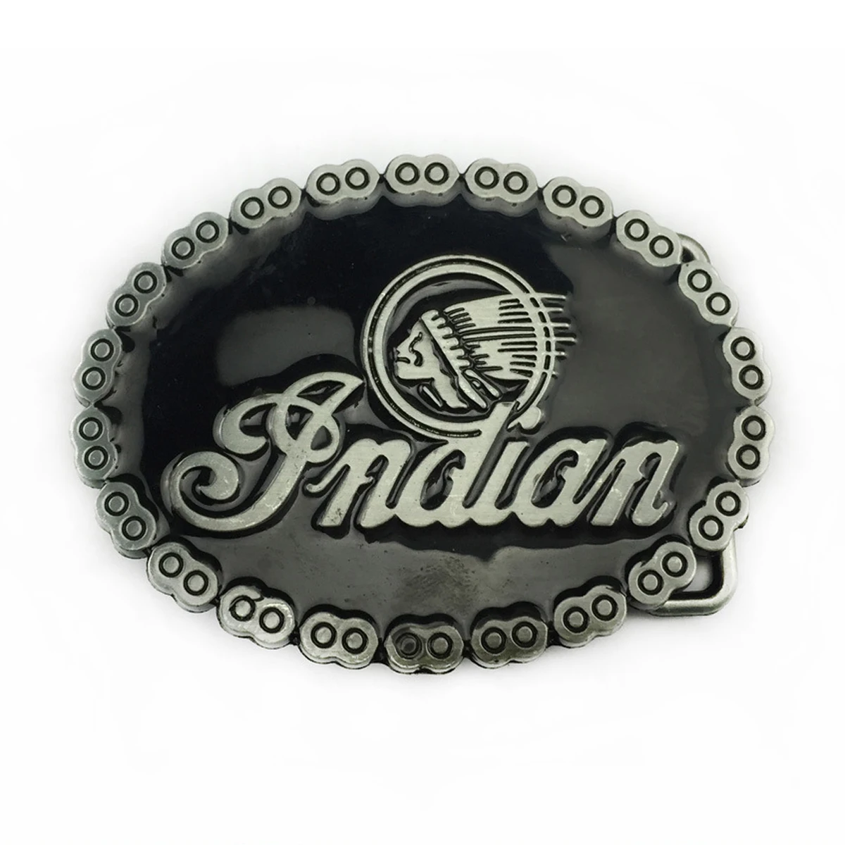 

T-DISOM Men's Retro Western Cowboys Fashion Link Chain Design Belt Buckle Accessory