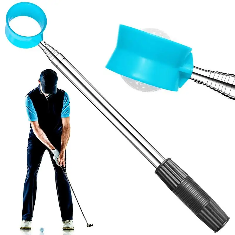 Golf Ball Water Retriever Telescopic Golf Ball Collector Portable Golf Ball Catcher Golf Tools Course Supplies for Golf training