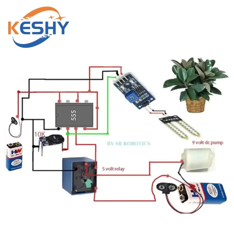 Picture 3: Smart Electronics Soil Moisture Hygrometer Detection Humidity Sensor Module For arduino Development Board DIY Robot Smart Car