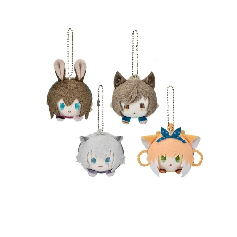 Anime Game Arknights Forest Zoo Kawaii Cosplay PAPA Series Soft Cotton Dango Doll Keychain Amiya Cartoon Mini Toy Figures Gifts