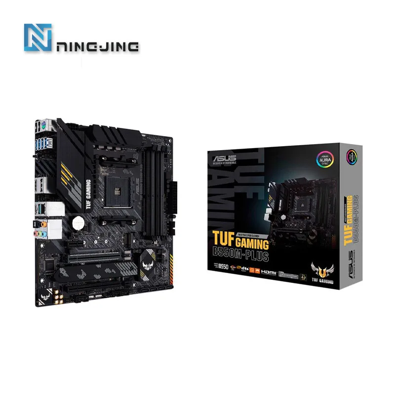 ASUS New TUF GAMING B550M PLUS Micro-ATX B550M AMD B550 DDR4 4800(OC) MHz 128G M.2 SATA 6Gb/s USB 3.2 Desktop Socket AM4 CPU