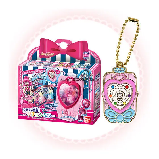 Bandai Original Precure Magic Girl Gashapon Toy TransformeresP2 Keychain Pendant Action Figure Toys for Kids Gift Ornaments