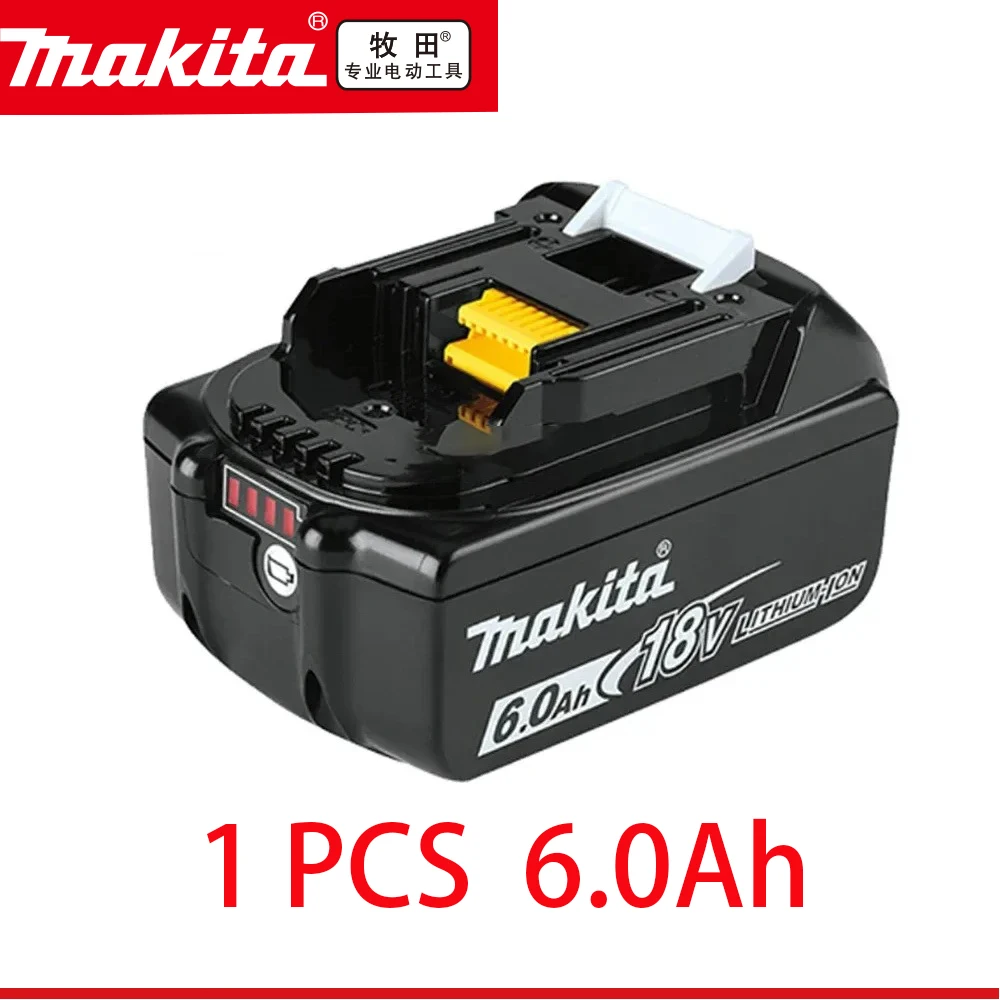 

Makita-batería de litio de repuesto, Original, 6Ah/5Ah/3Ah, 18V, BL1830B, BL1850B, BL1850, BL1840, BL1860, BL1815，BL1860B