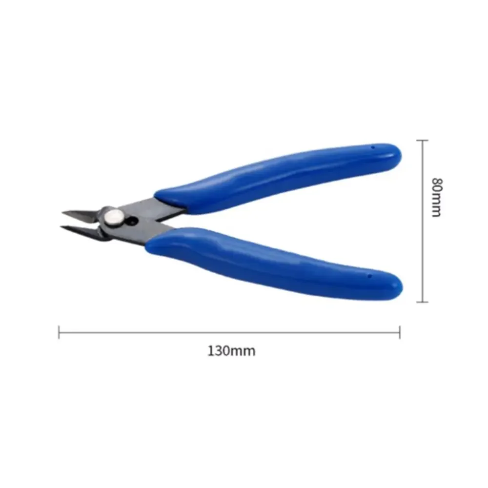 Elektrische Draad Kabel Cutters Snijden Side Knipt Flush Tang Nipper Anti-Slip Rubber Mini Diagonale Tang Handgereedschap