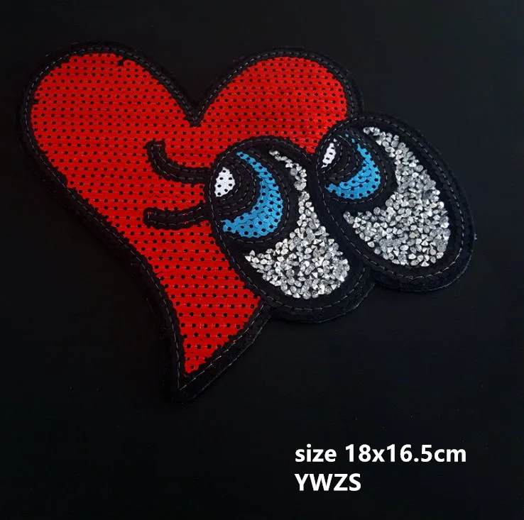 New arrival 20 pcs Sequin and Rhinestones iron on patches DIY Hotfix Motif Applique garment bag patch bag decor accessory