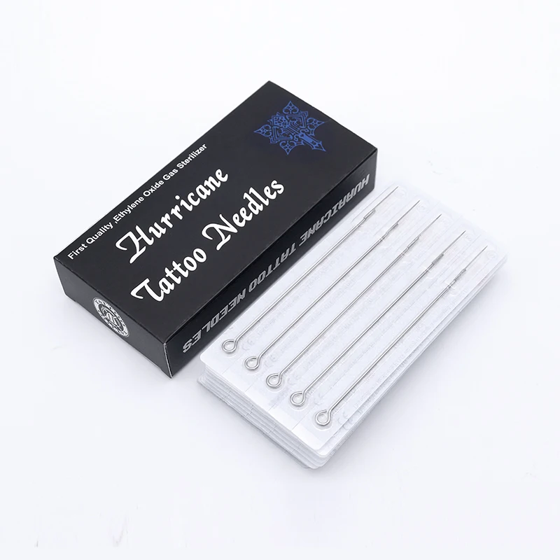 50PCS 3RL 5RL 7RL 9RL 11RL Size Tattoo Needles + 50PCS  3/5/7/9/11RT Size Clear Disposable Tattoo Tips Tattoo Kit