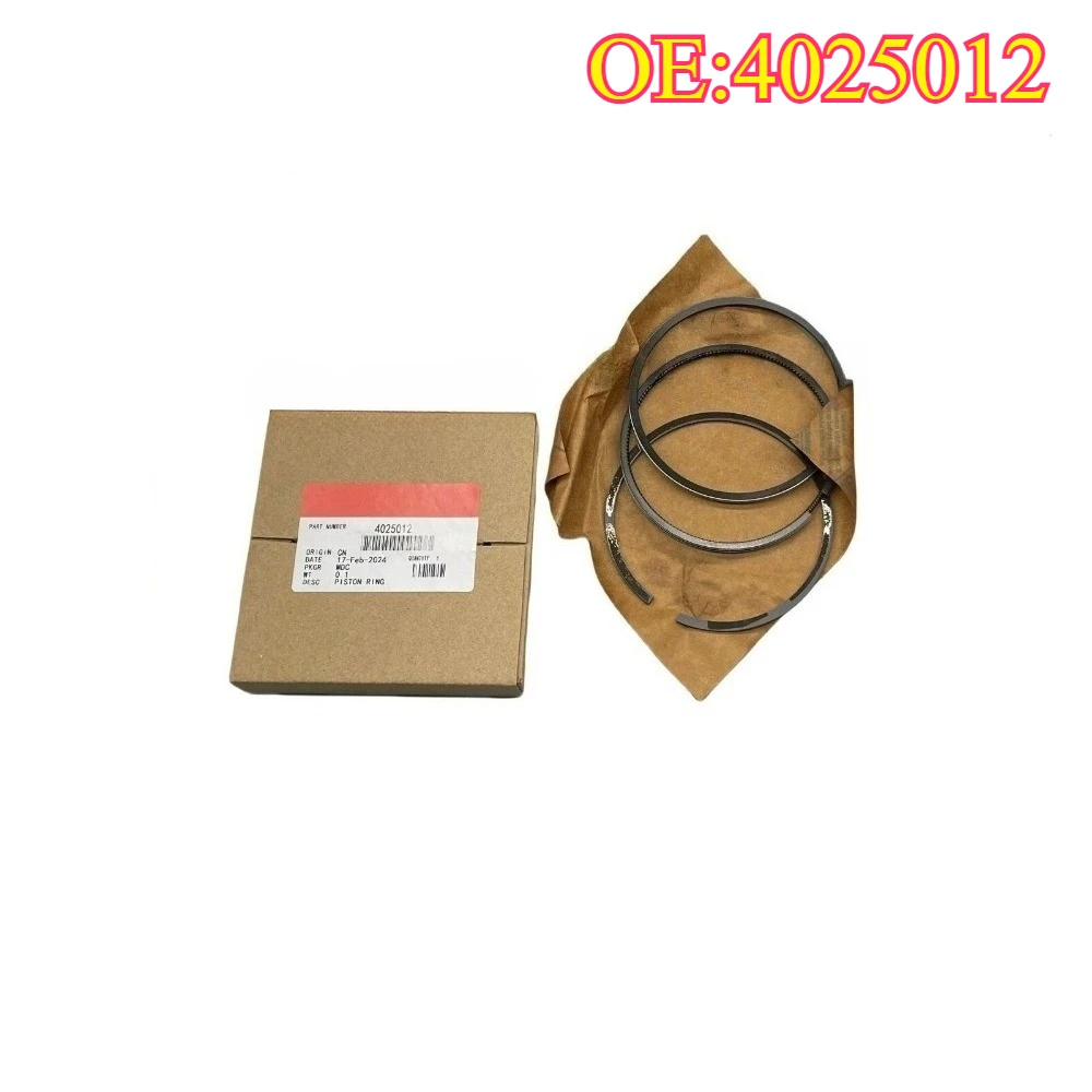 

High quality New For 4025012 Piston Ring Set For CUMMINS ISB QSB Dodge Ram 5.9L