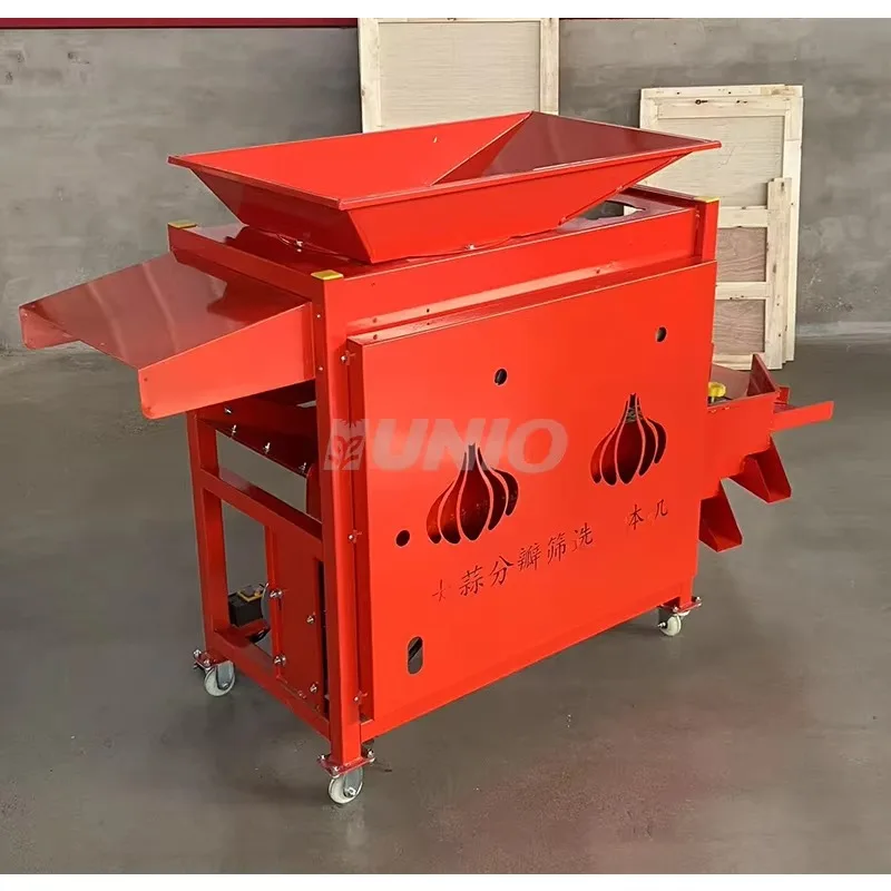 

Hot selling:Hot Selling Industrial Separating Dry Splitting Garlic Vibrating Screening Machine with Low Price