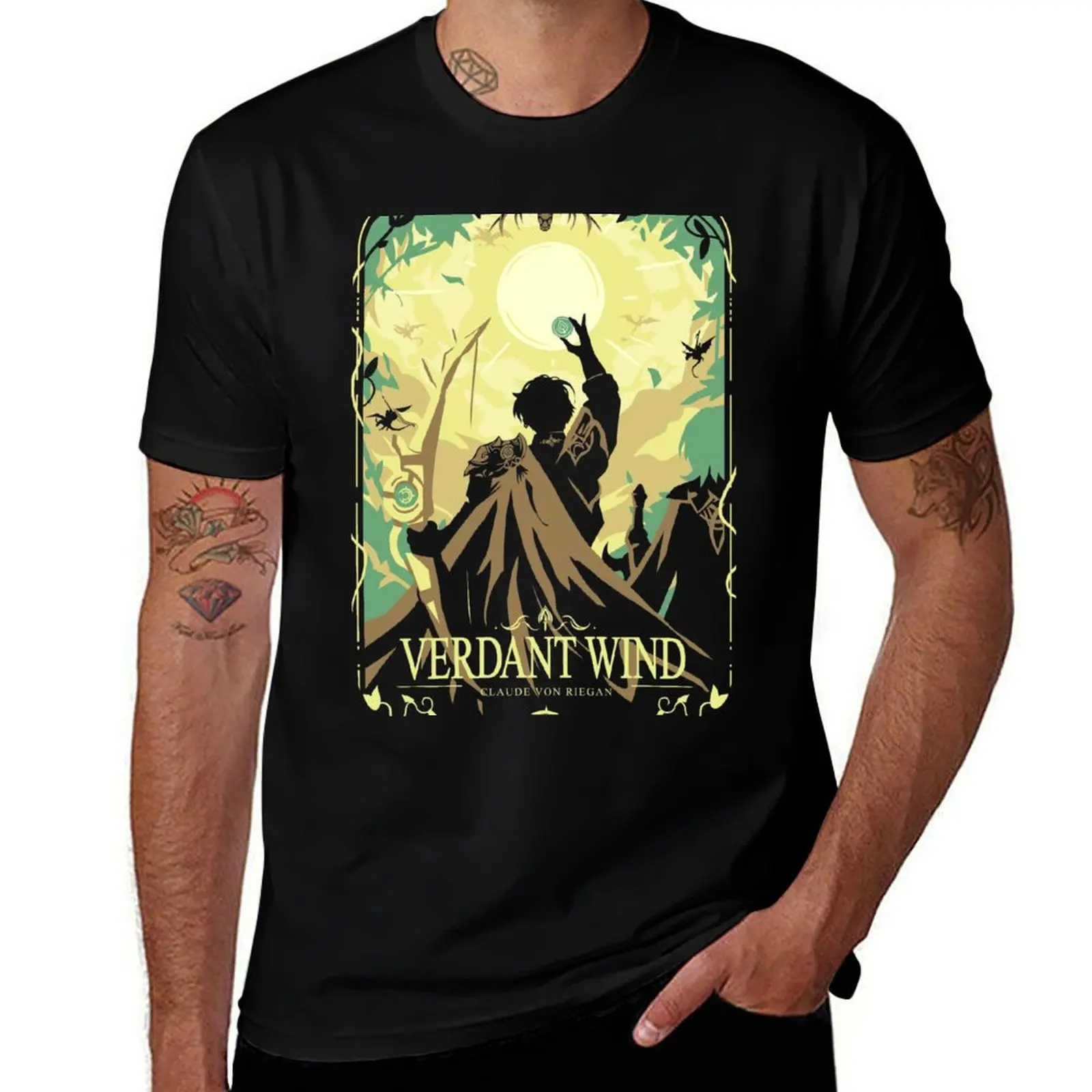 

Verdant Wind T-Shirt funny costumes summer 2025 graphic t shirts anime shirts men