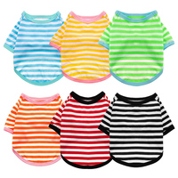 Summer Stripe Dog Tshirt Vest Pet Clothing for Small Dogs Yorkshire Terrier Shih Tzu Shirts Puppy Cat Clothes chaleco para perro