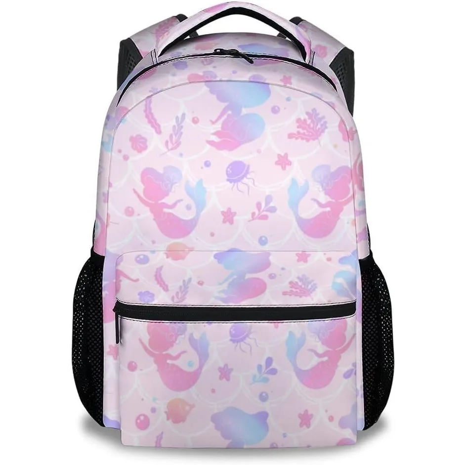 

School Backpack for Girls - 17 Inch Large Capacity Aesthetic Kid Backpack