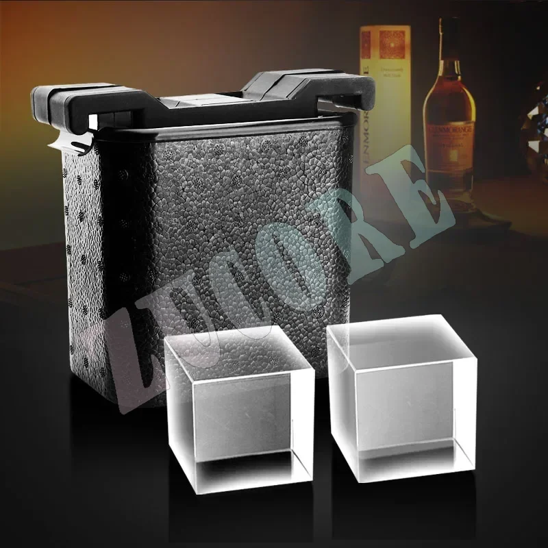 

Большая форма для льда из силикагеля для хоккея с льдом, хоккейный череп для кубиков льда для виски, коробка, форма для решетки хрустального куба