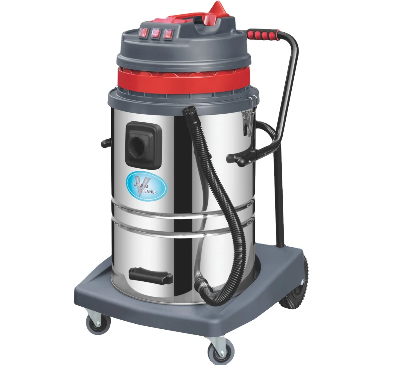 80L Electric ABS Portable Car Vacuum Cleaner Red with Bag Factory 2026
