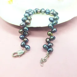 classic. 6MM AAA natural pearl bracelet  7.5