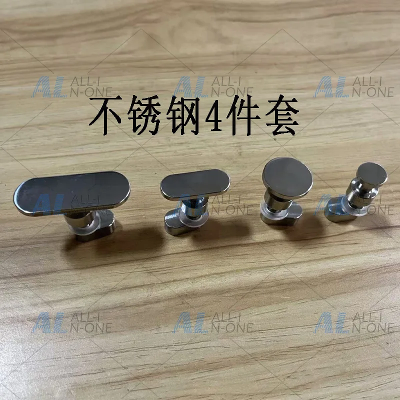 Car dent repair tool Cold glue gasket, puller buckle stainless steel 4-piece set, pit dent repair
