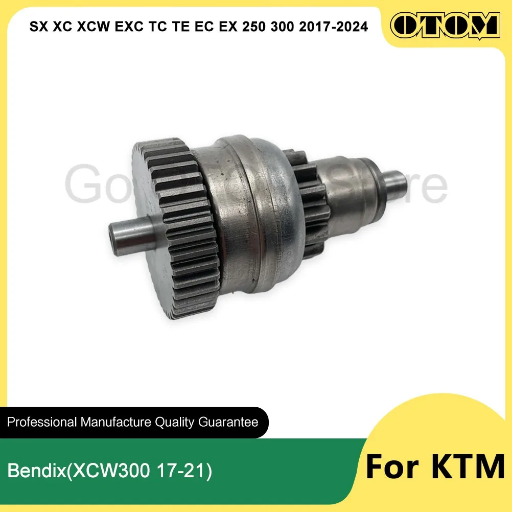 Otom 2017-2024 unidade de arranque de motocicleta bendix 14t 40t motor de partida de engrenagem para ktm husqvarna gás sx xcw exc tc te ec ex 250 300