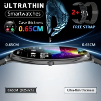 2025 New Women  Ultra Thin Smart Watch 7.9mm 1.43 AMOLED 466*466 HD Screen Bluetooth Call Health Monitor Sports Men Smartwatch