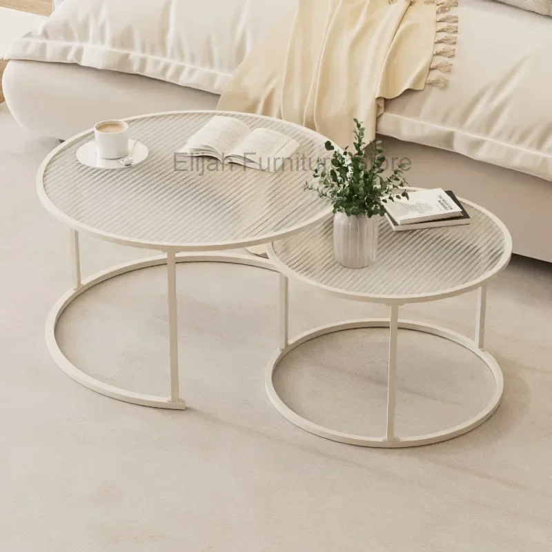 

Acrylic High Coffee Tables Small Auxiliary Makeup Desk Hallway Coffee Tables Luxury Bedside Mesa Centro Outdoor Furniture YR50CT