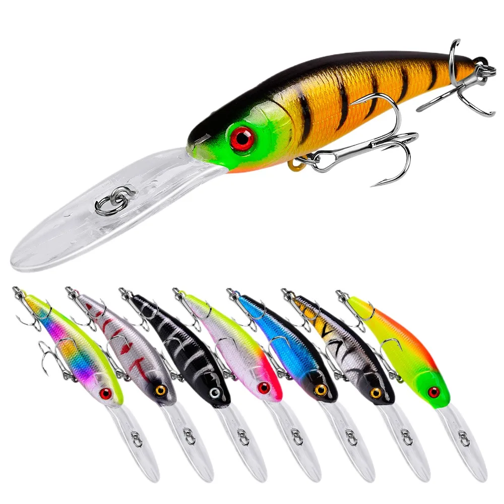 

10.1cm 7.8g Spinning Lures Sinking Fishing Lure Tools Accessories Carp Black Minnow Artificial Bait Carpfishing Hard Baits 2024