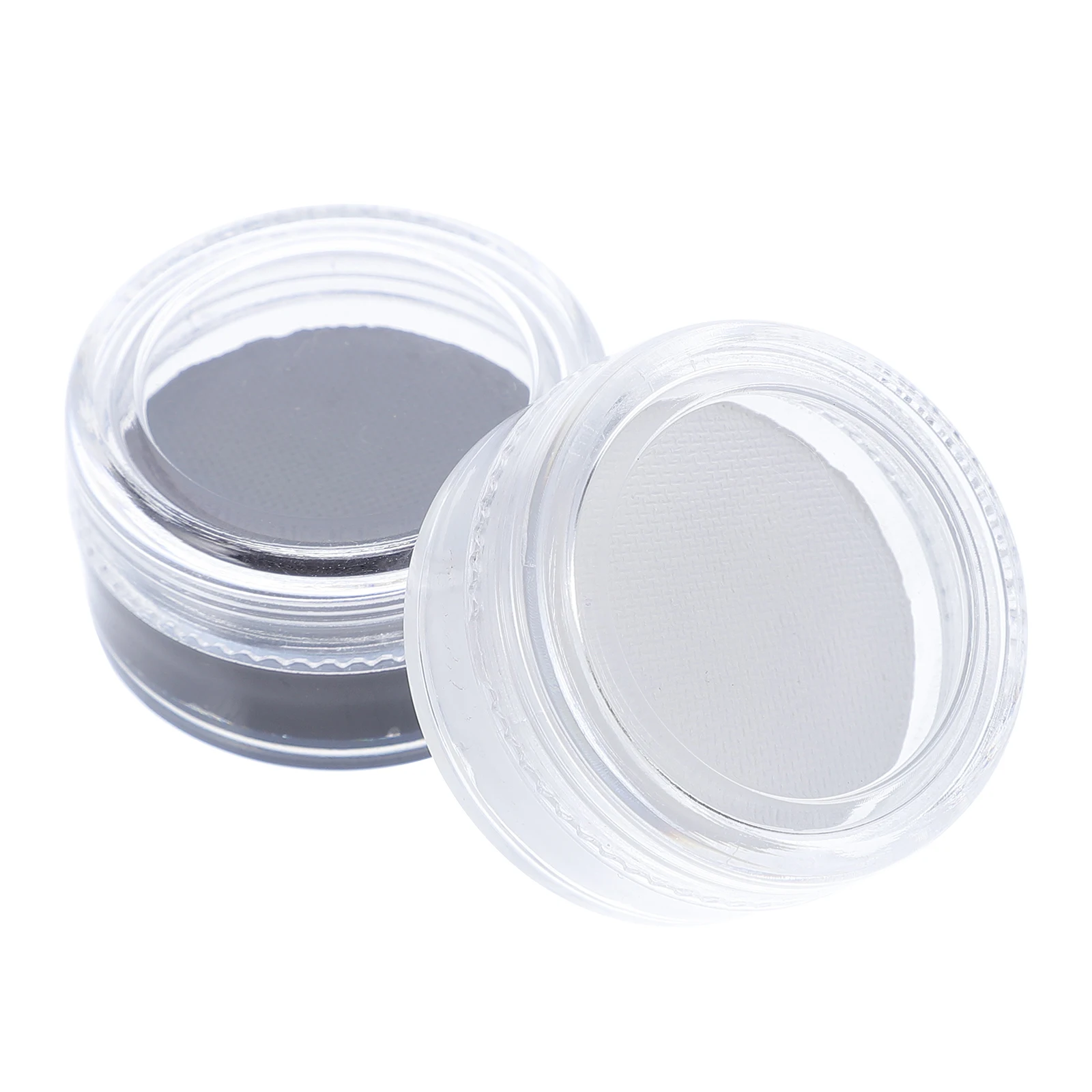 

2pcs Black White Face Paint Kit Halloween Cosplay Professional Waterproof Skin Wax Special Effects Body Makeup