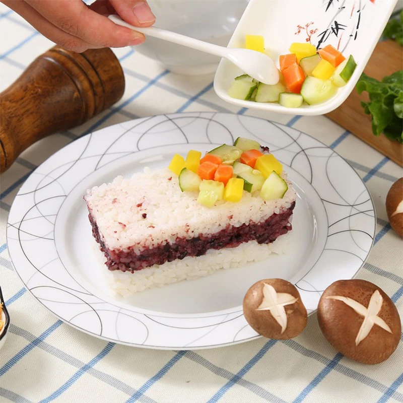 

Luncheon Meat Press Hawaiian Musubi Maker Mold No Stick Musubi Maker Press With Small Rice Paddle Sushi Making Kit Onigiri Mold