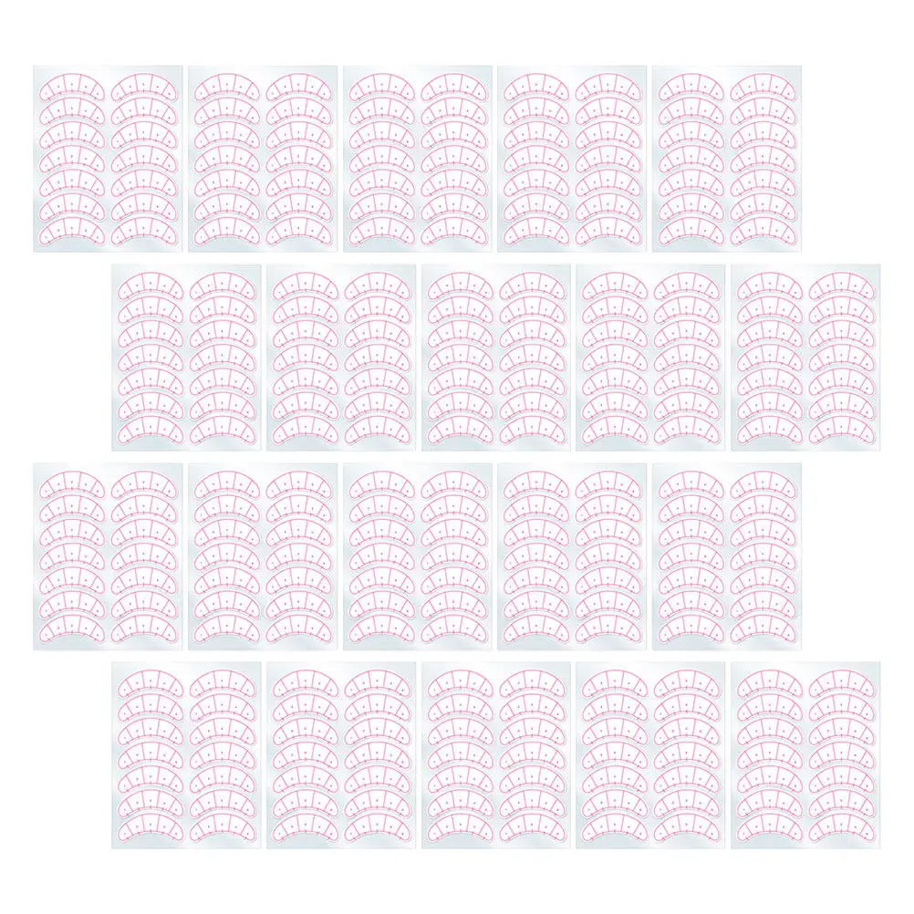 30Sheets Eyelash Sticker Safe Adhesive Positioning Pads Isolation Patches Lash Extension Protective Eyelashes Positioning Tool