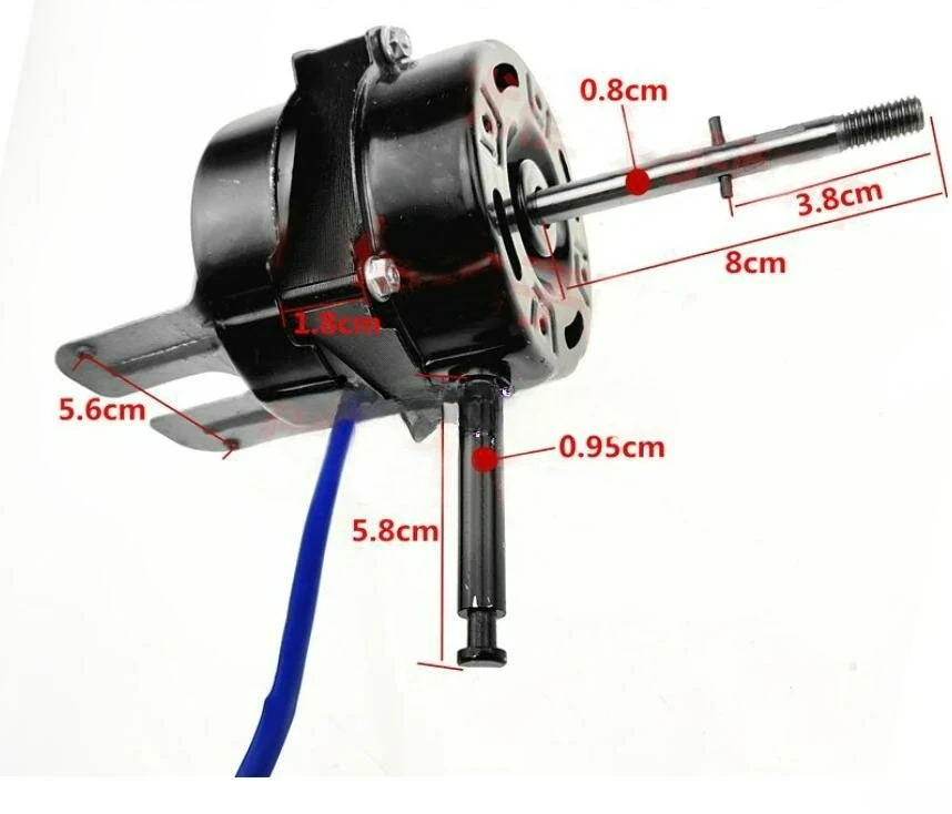 

Customizable Single Phase Exhaust Electric Floor Desk Fan Ventilator Motor 220VAC 60w w Capacitor