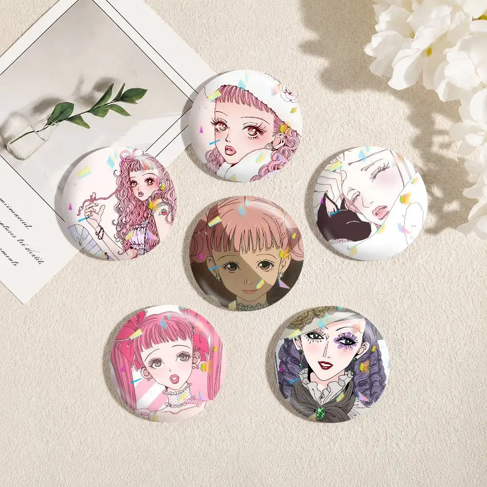 Anime P-Paradise K-Kiss 25 32 44 58 75mm Badges Personalized Round Brooches Pins Accessory Gift