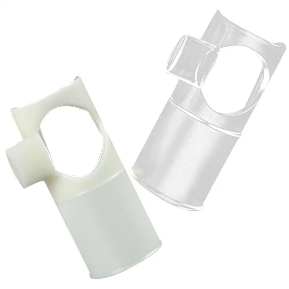 

2Pcs Flute Blow Aid Mouthpiece Beginners Simple Replace Accessories Tuning Portable Easy Install Transparent White