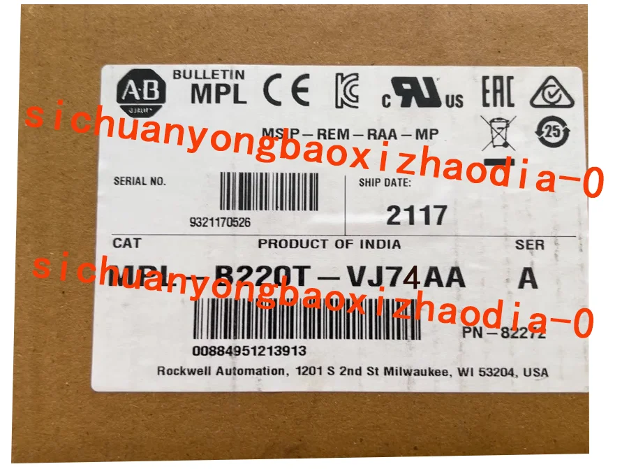 

Original New Servo Motor MPL-B220T-VJ74AA Free Shipping