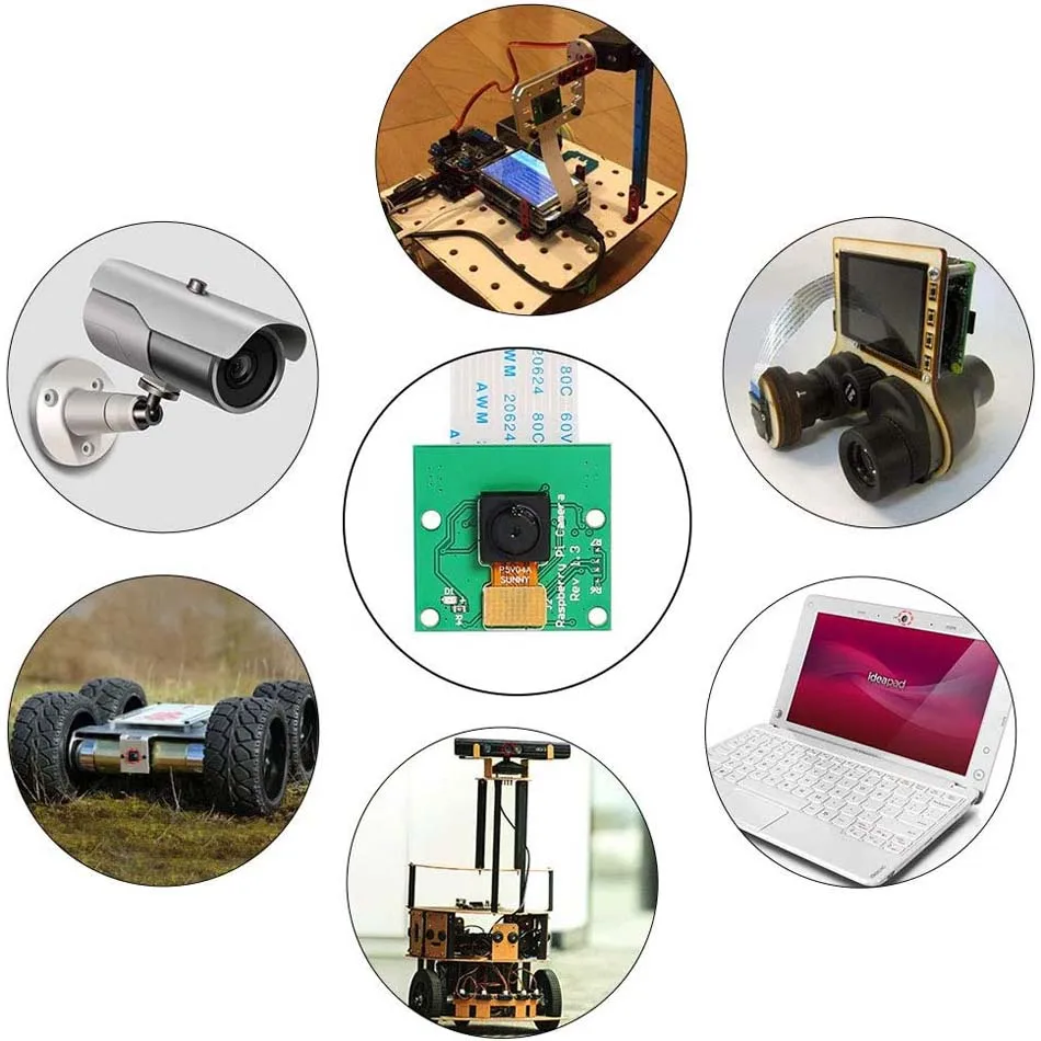 Raspberry Pi 4 Kamera Modul 5MP 1080p OV5647 Sensor Video Webcam für Raspberry Pi Modell A/B/B +, pi 2 Raspberry Pi 2.3,3B +