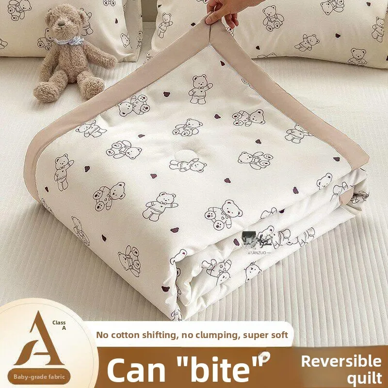 

Summer Lightweight Air Conditioning Non-Cotton Cotton Washable Machine Summer Coolness Blanket 2026 Model Dormitory Single Pe...