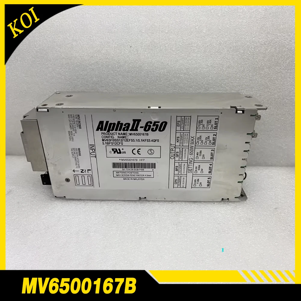 MV6500167B For TDK Lambda AlphAII-650 Industrial Medical Power Supply