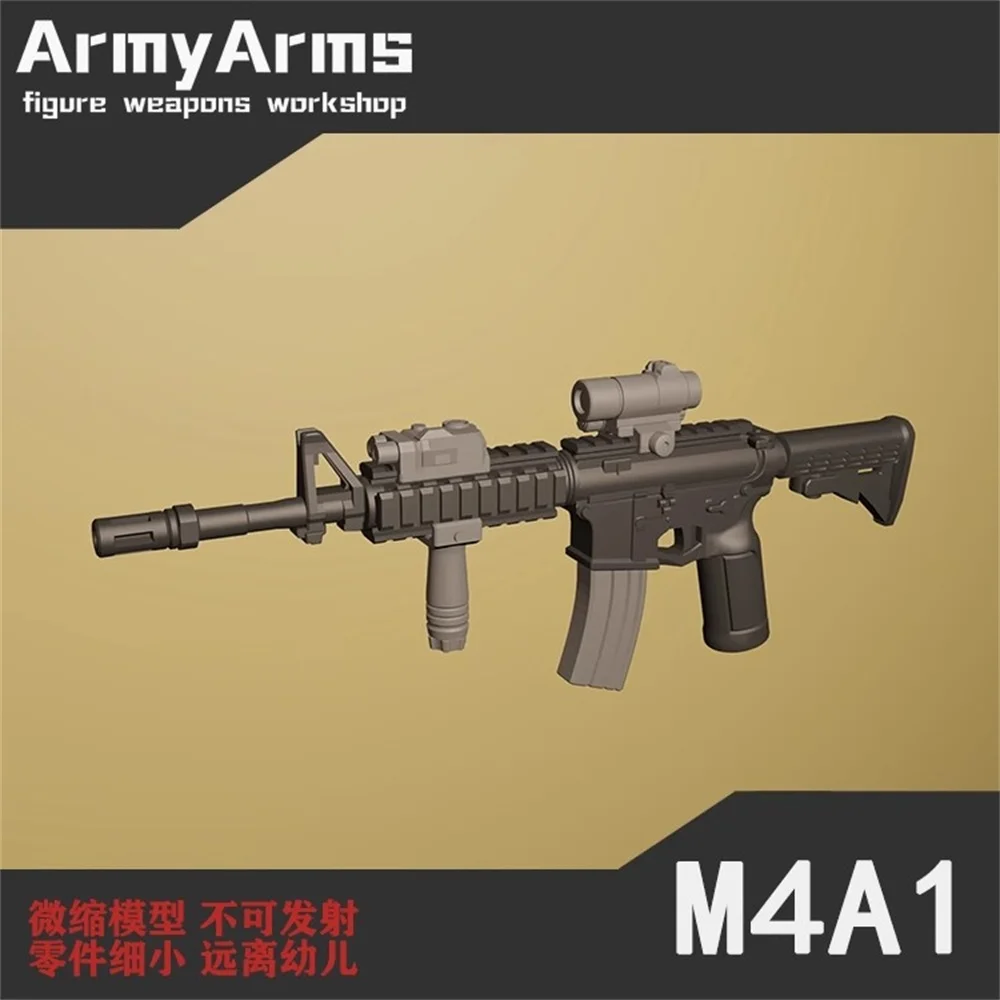 

Snail In Stock ArmyArms 1/50 Doll Soldier About 4cm M4A1 Rifle Model Toy Accessories Not Launch Gift