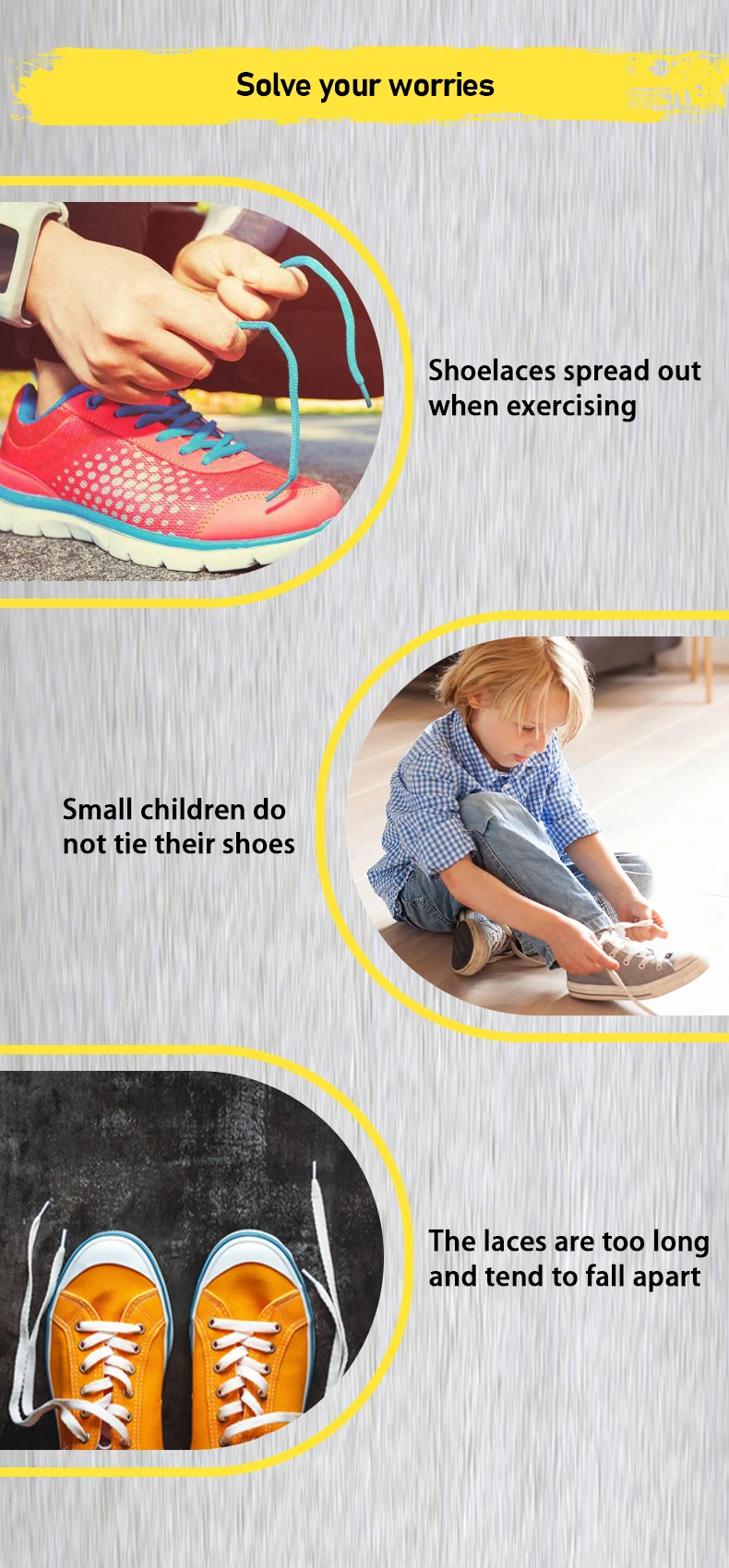 Elastische Schnürsenkel ohne Binden mit Schnellverschluss, automatisch, für Wander- und Laufschuhe – Ersatzteil für Outdoor-Schuhe. – Detail 3