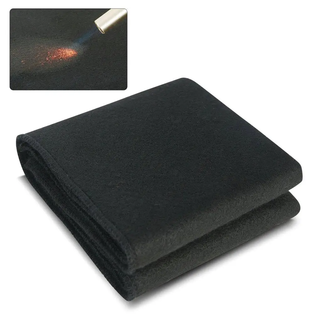 

Flame Retardant Carbon Felt Welding Blanket Heat Resistant Cuttable Insulation Mat Up to 1800°F