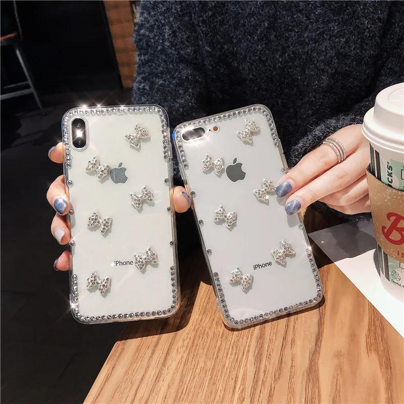 Girly Glitter Bling Diamonds Sparkly Soft Clear Phone Case For Goolgle Pixel 4A 4XL 3A 3 Pixel 8 Pro 7 6 5 5A 6A 7A Cover Funda