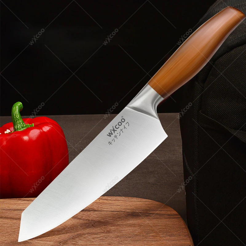 

Highly Durable Japanese Chef Knife Stainless Steel Slicing and Chopping Knives for Kitchen Ergonomic Handle Meat Cutters