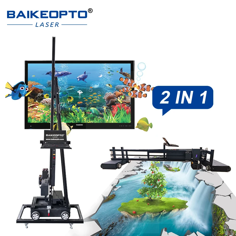 

Best Price! 2-in-1 UV Printer for Wall & Floor Decoration, Fast Printing, 1-Year Warranty