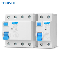 Electromagnetic Residual Current Circuit Breaker 2/4P 10/30/100/300mA Type AC a RCCB RCD ELCB Differential Breaker Safety Switch