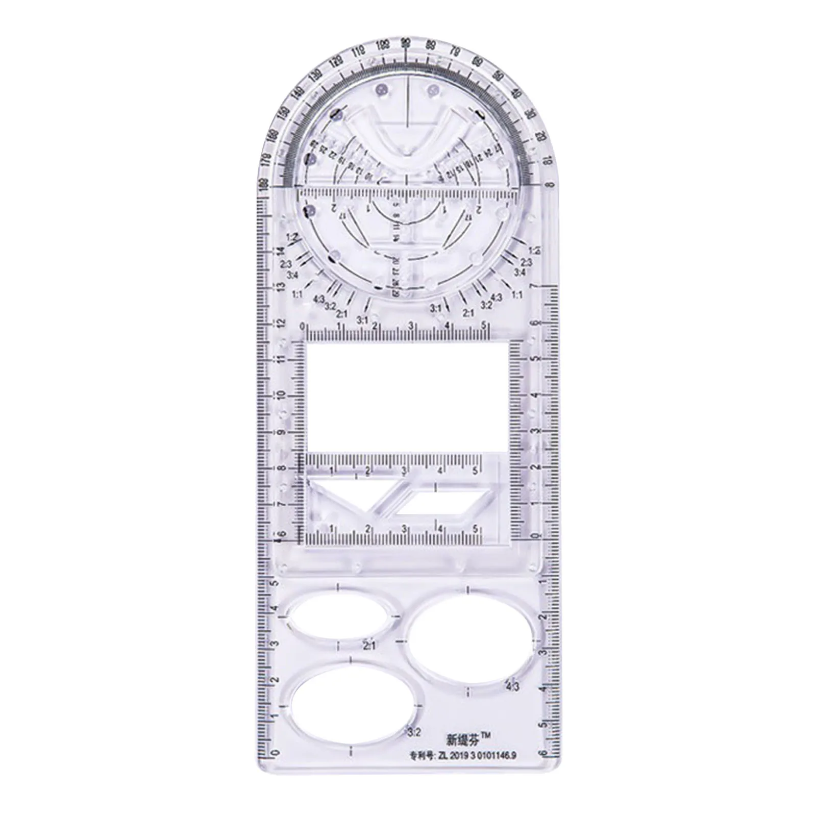 Multifunctional Geometric Rulers For Drawing Geometric Drafting Tool For Student Architect Designer Measuring Draft Rulers Gift